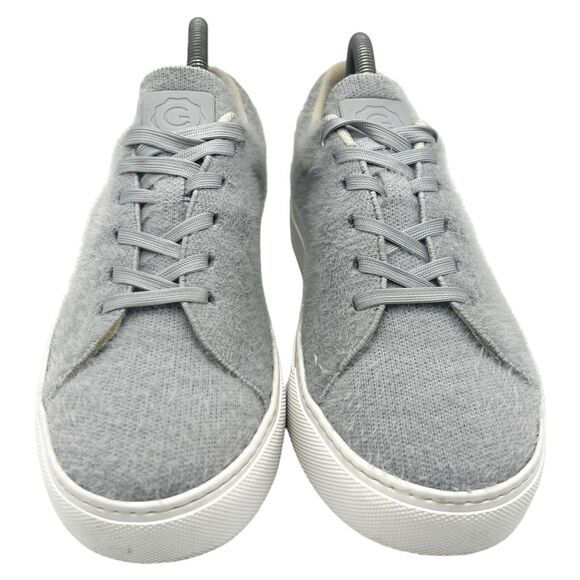 Greats Shoes Women Size 8.5 Brooklyn Royale Cashmere Knit Sneakers Blue Gray - Picture 2 of 7